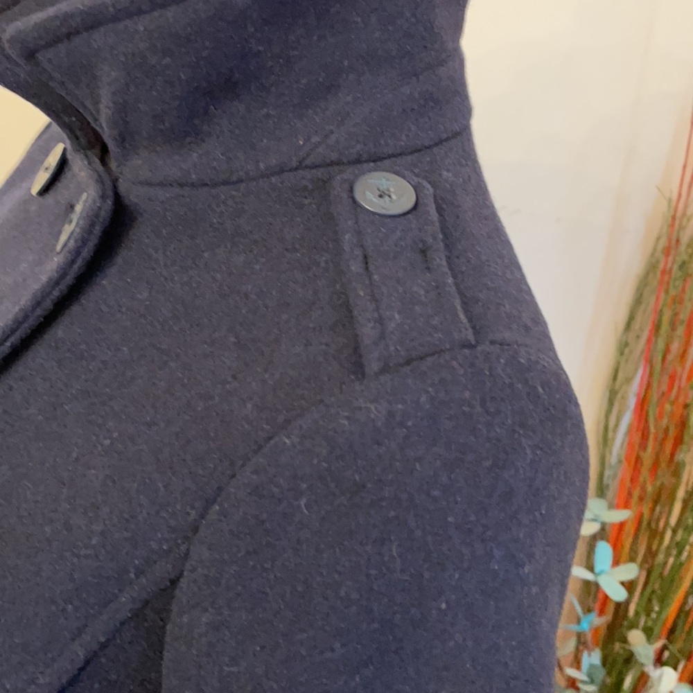 Lined wool coat - Picture 3 of 9